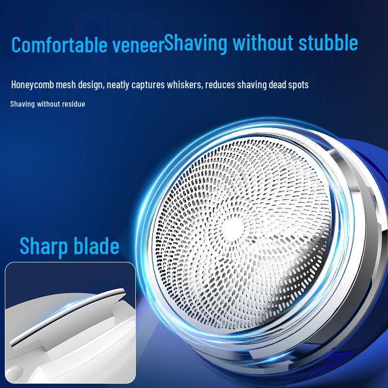 JLL066 Mini Electric Travel Shaver: Men's Waterproof Portable Razor & Gift