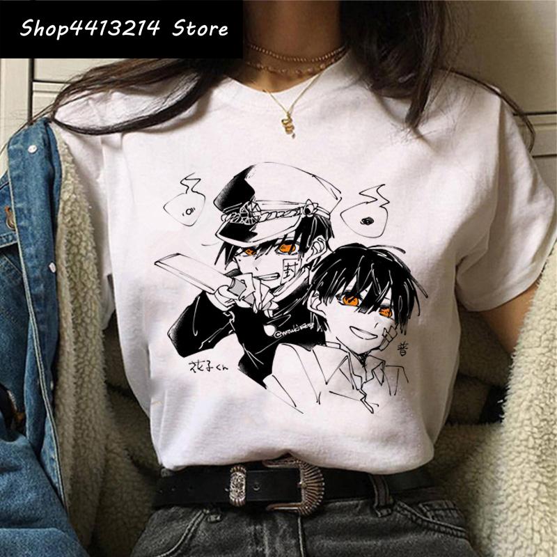 Hanako Kun T Shirt Women Japanese Anime Summer Tops Toilet Bound Funny Cartoon TShirt Harajuku Unisex Tshirt Female New