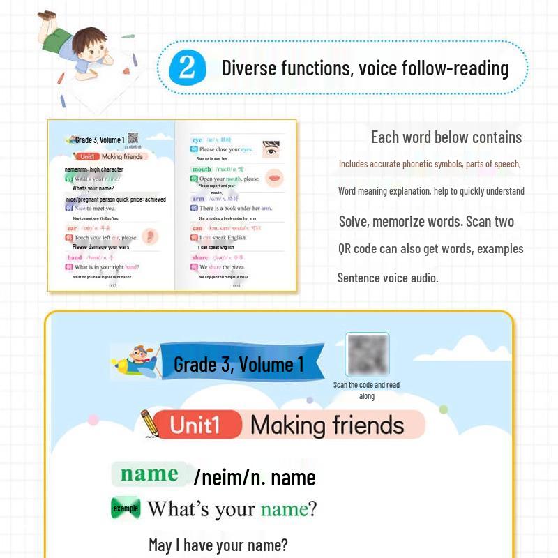 English Word Speed Memorization Handbook: Multifunctional Dictionary for Primary School Students