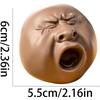 Funny Tea Pet Yawning Person Avatar Plastic Ugly Tea Pet Squirting Toy Boy Girl Stress Relief Toy Tea Set Tea Table Decoration