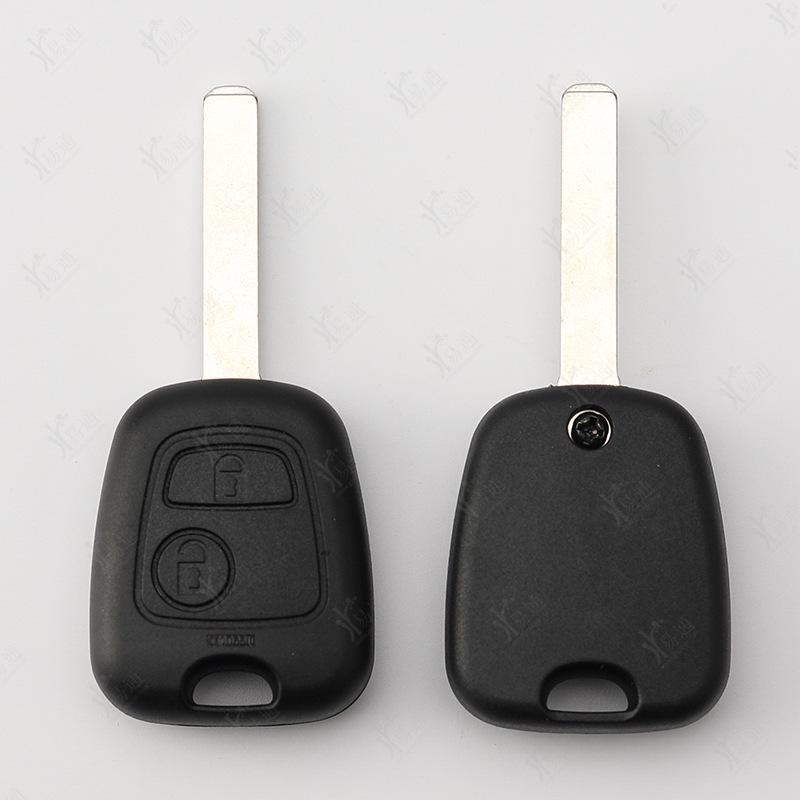 Replacement Remote Control Key Shell for Peugeot 206 207 307 C2 Straight Car Key