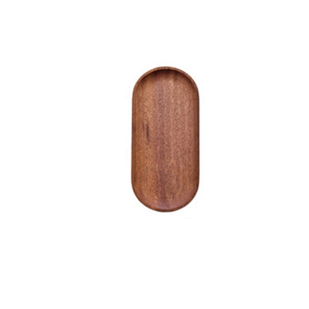 Solid Dried Fruit Tableware Wooden Tray Household Food Dish Serving Tray Snack Plate Wooden Plate