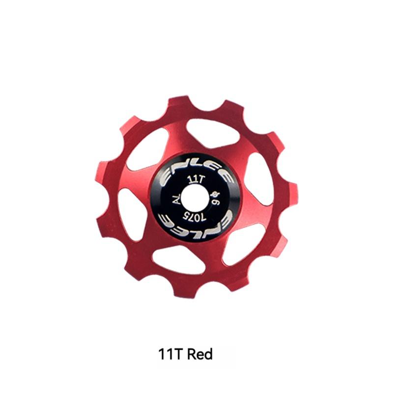 ENLEE Bike Aluminum Alloy Guide Wheel Pulley Rear Derailleur 11T 13T Guide MTB Ceramic Bearing Jockey Wheel For 4/5/6MM