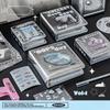 OOPSDAY Rest Day Silvery Series Card Album ins Silver Hollow Small Card Storage Album Polaroid Album