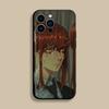 C-Chainsaw M-Makima Phone Case For iPhone 17,16,15,14,13,12,Pro,Max,Plus,E,SE4,Air,Mini Black Soft Cover
