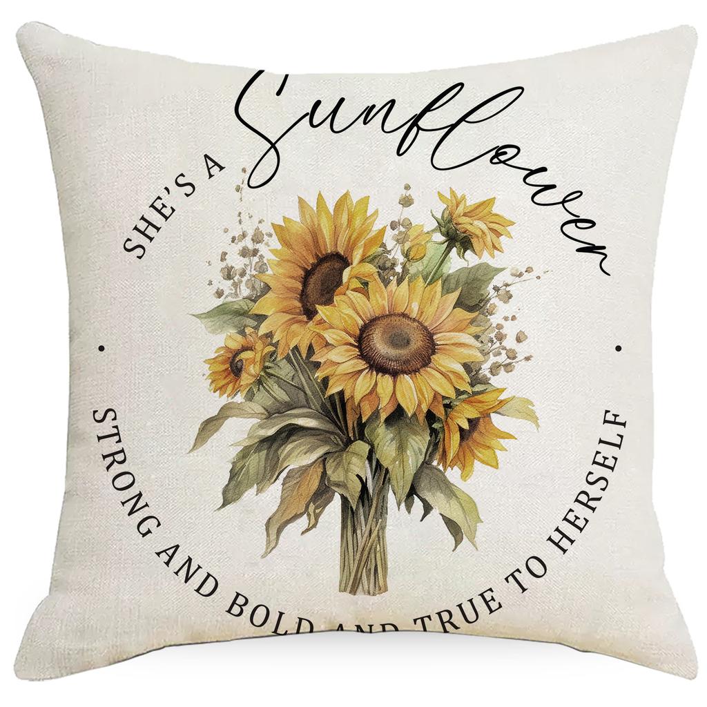 Neuer Vintage Blumenmuster Kissenbezug Wohnzimmer Sofa Kissenbezug