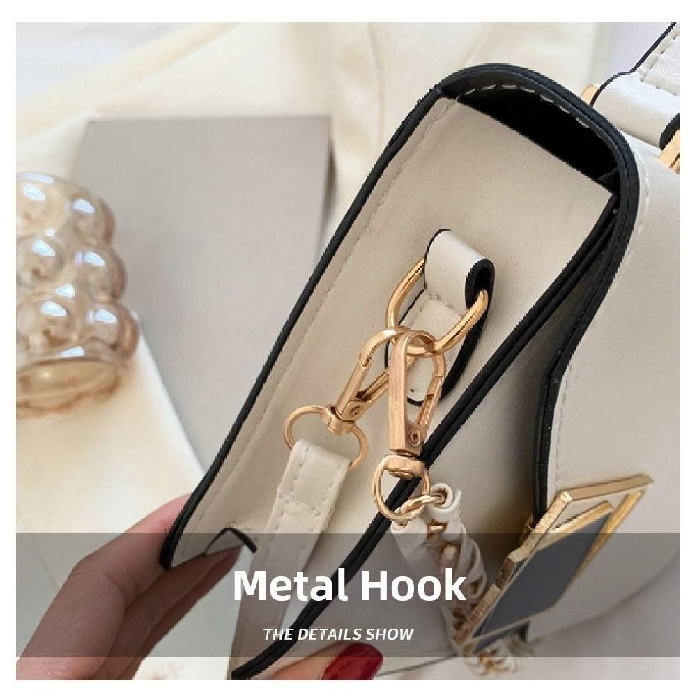 Simple Single Shoulder Bag Korean Style Small Square Bag Trendy Woman's Crossbody Bag  Party