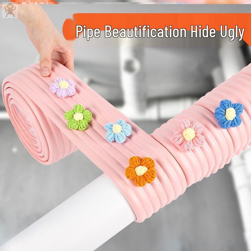 Decorative Sleeve for Concealing Gas and Downpipes