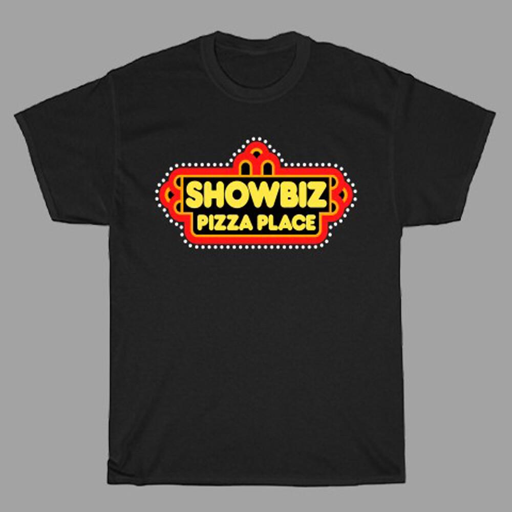 Showbiz Pizza Place Icon Men#039;s Black Size S5XL Unisex T-Shirt S