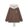 Teenie Weenie Women's Detachable Hood Wool Blend Coat