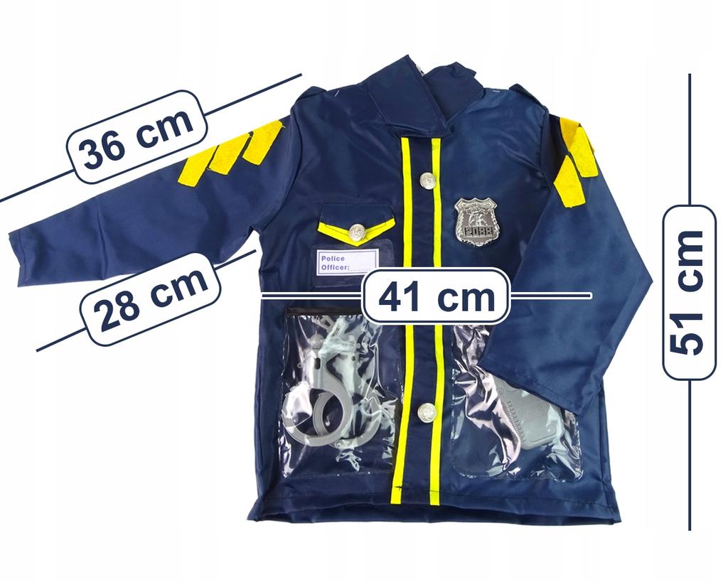 [PACCHETTO] Costume da Poliziotto per Accessori da Ballo Distintivo Carnevale 8 Pezzi Z944