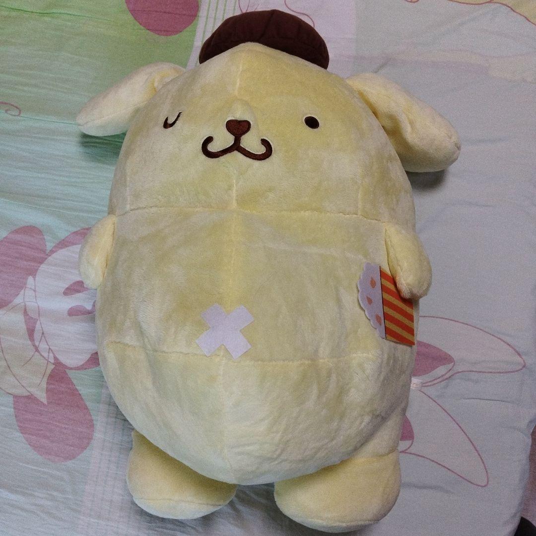 Pom Pom Purin Manpuku! Sleep Super BIG DX Plush Popcorn