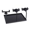 Microphone Stand Sound Card Tray 1 Set Sturdy Plastic Bracket Easy Install for Live Streaming Vlogging Online Class