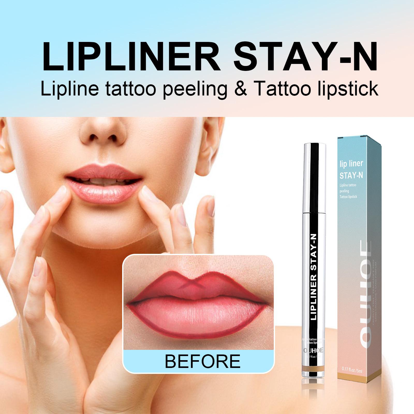 

Peel Off Lip Liner Tattoo Lipgloss Waterproof Long Lasting Matte Lip Tint Contour Lipliner