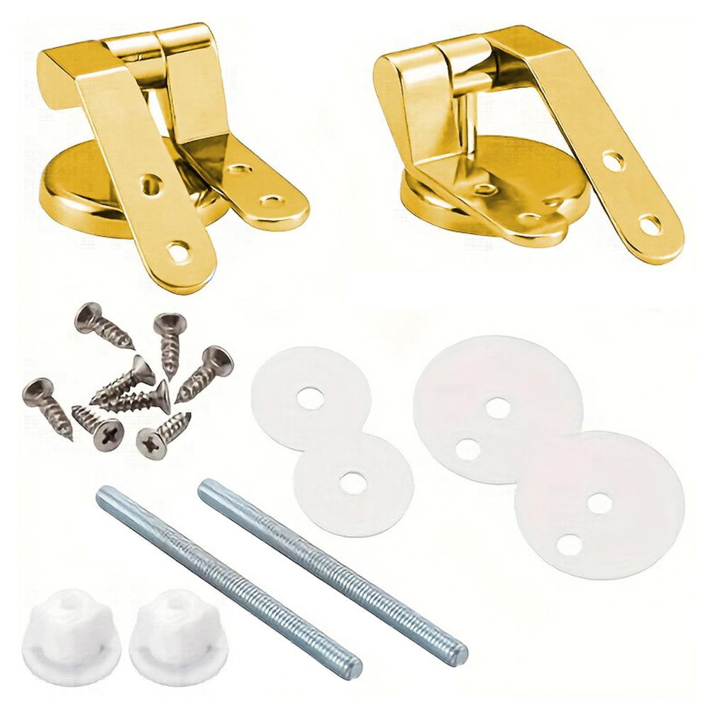 Upgrade Your Toilet with Gold For Seat Hinges Replacement and Fittings