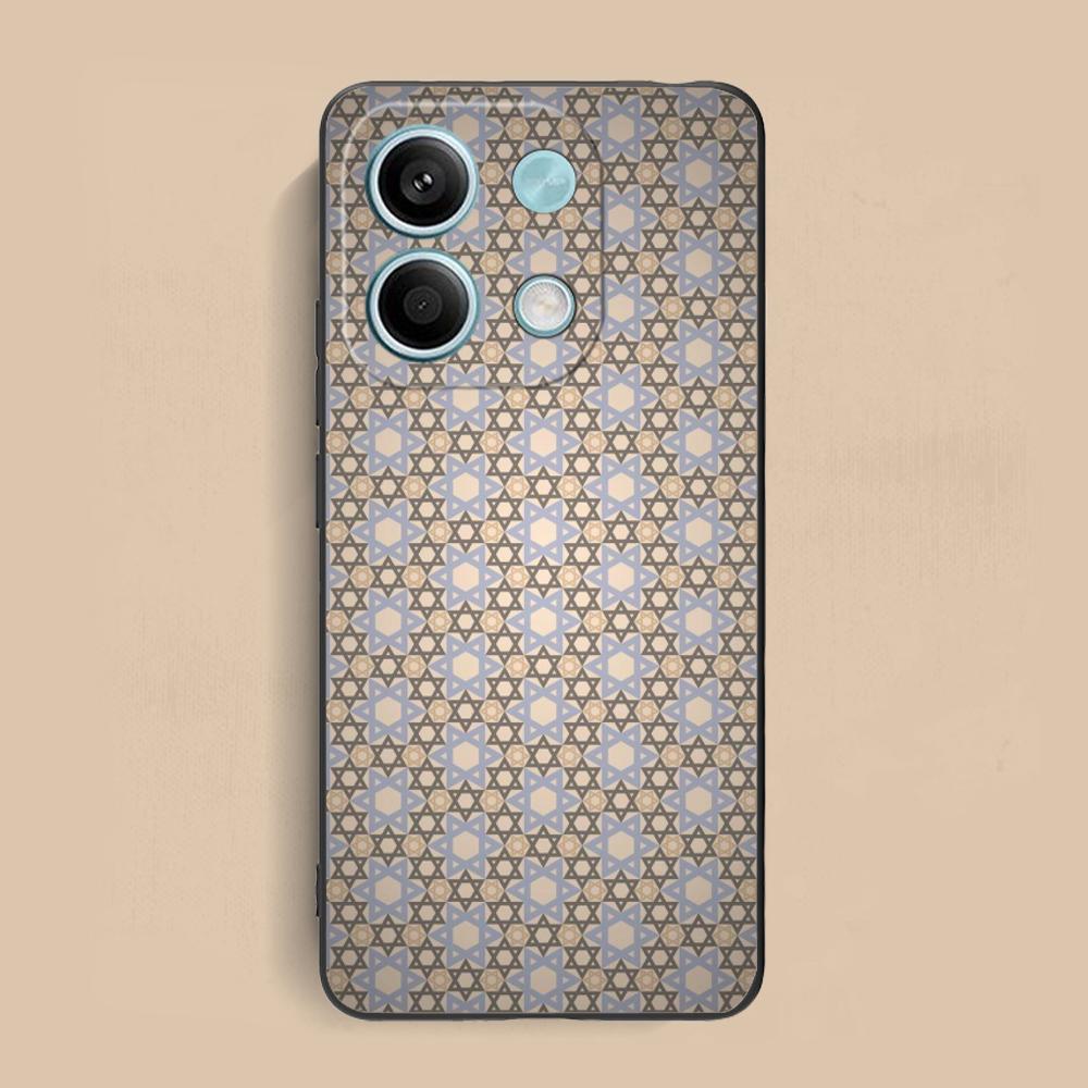 Jewish Hanukkah Mobile Phone Case for Xiaomi Redmi 15 14 13 12 A5 3 2 1 C Plus 4G 5G Colorful Printing Cover Cover Pretty Luxury