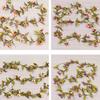 2.2m Long Silk Rose Flower Ivy Vine Leaf Garland Wedding Party Home Decoration