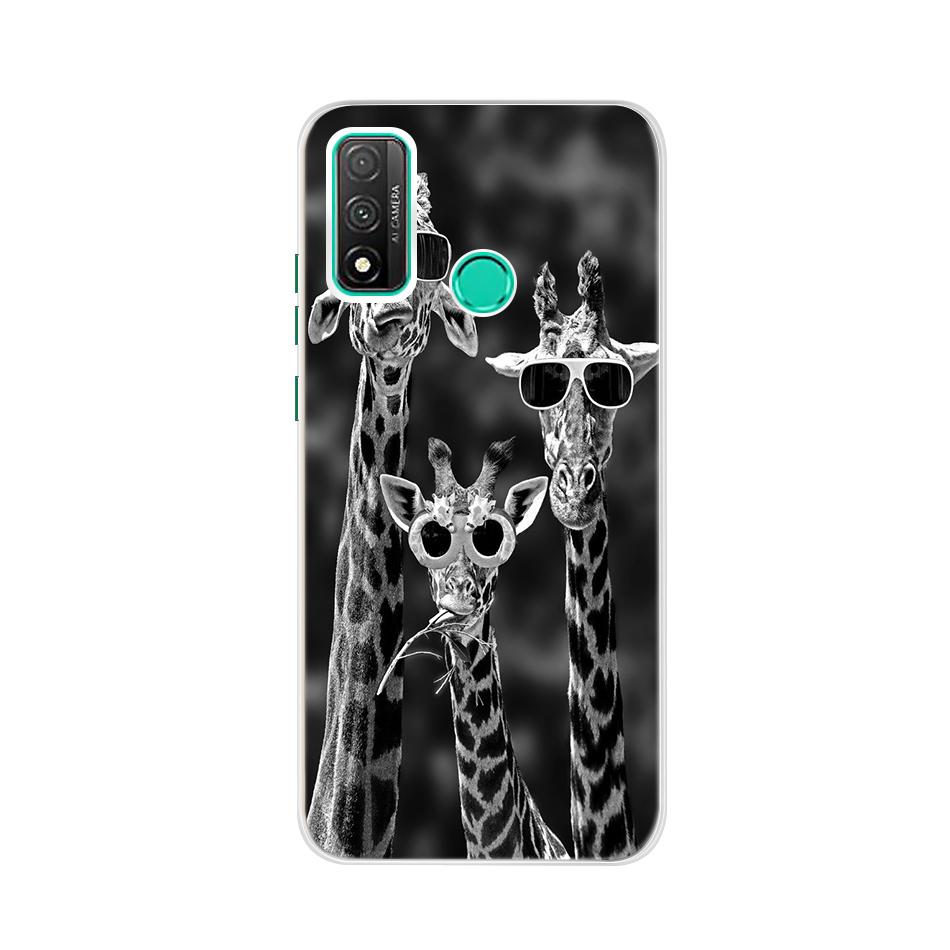 Phone Case For Huawei P smart 2020 Case TPU Silicon Soft Painted Coque Huawei Psmart 2020 POT-LX1A 6.21" Cover Bumper Cases capa