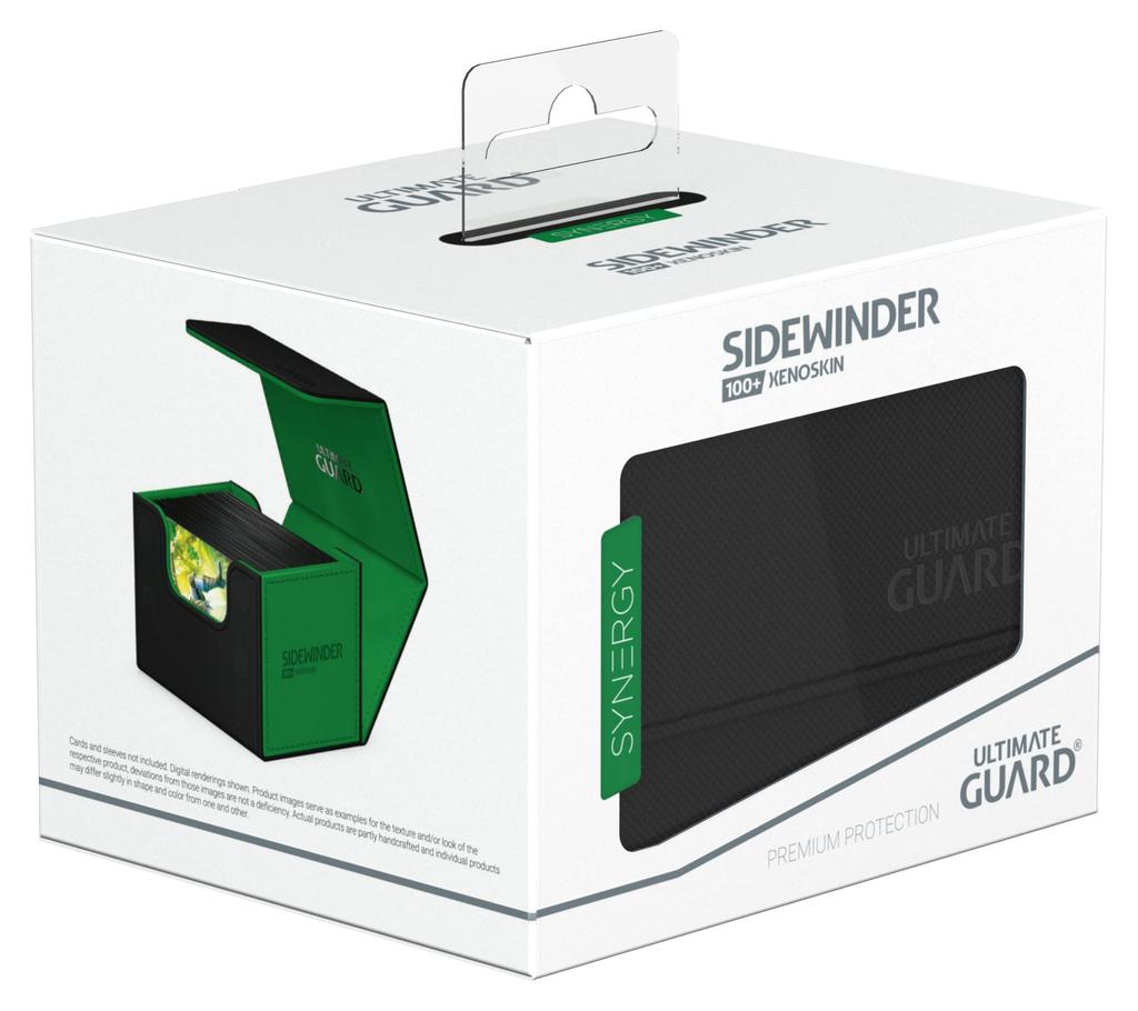 Ultimate Guard Sidewinder Xeno Skin Synergy 100+ (Black/Green)