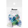 Ibanez KALEIDO Series Picks (Set of 6) - Colorful Tritan Picks, Short Teardrop [1.0mm], PCP16H-C2