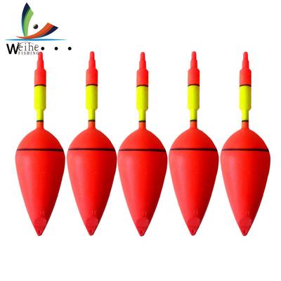 5pcs Belly Fishing Float Bobber Buoy 8# Oval Hard Tail Plastic Rock Sea Fishing Floater Fishing Tackles  Accessories