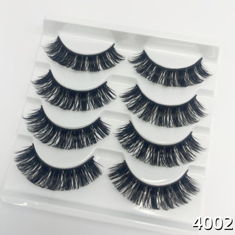 Xiyin Style European & American Thick Curled Imitation Mink False Eyelashes