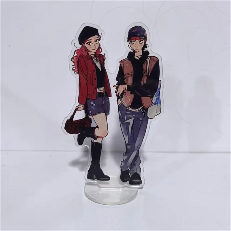 Anime Il ragazzo che le interessava non era affatto un ragazzo 15cm Koga Mitsuki Oosawa Aya Joe Kanna Supporto Acrilico Regalo di Compleanno