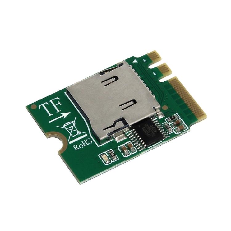 Lecteur TF Hot Swappable vers M.2 Clé A/E Transfert de Fichiers Rapide pour Mises à Niveau de PC