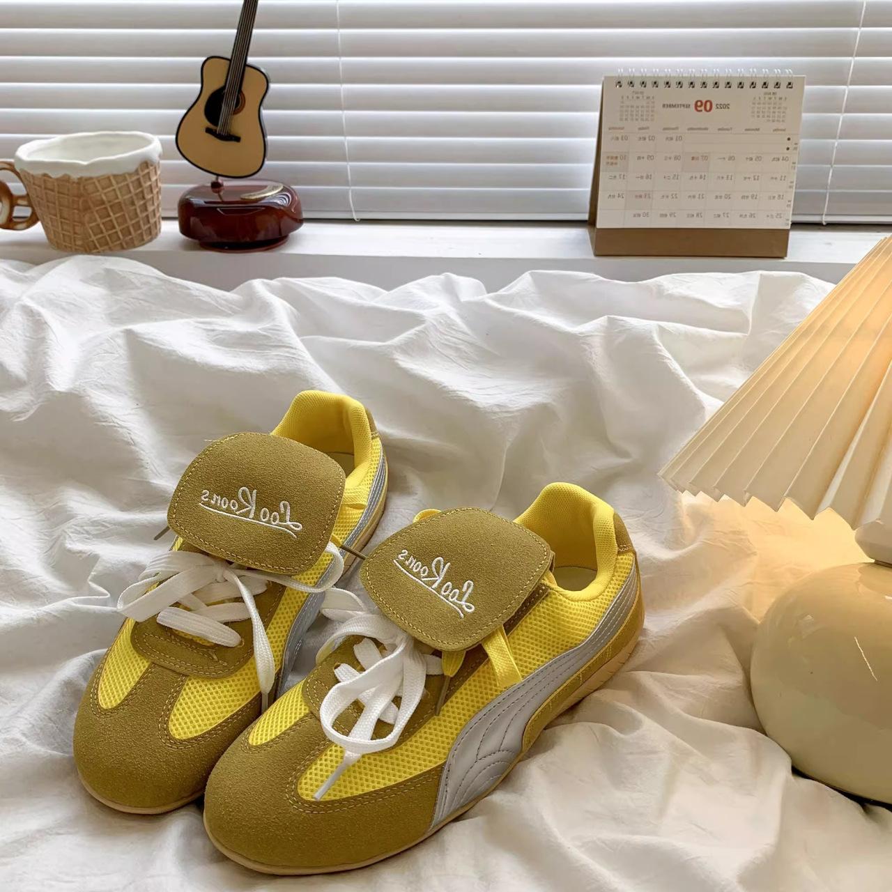 

Remove the flip cover German training shoes women s 2025 spring new mesh breathable sports shoes flat baseplate shoes versatile Forrest Gump shoes 26