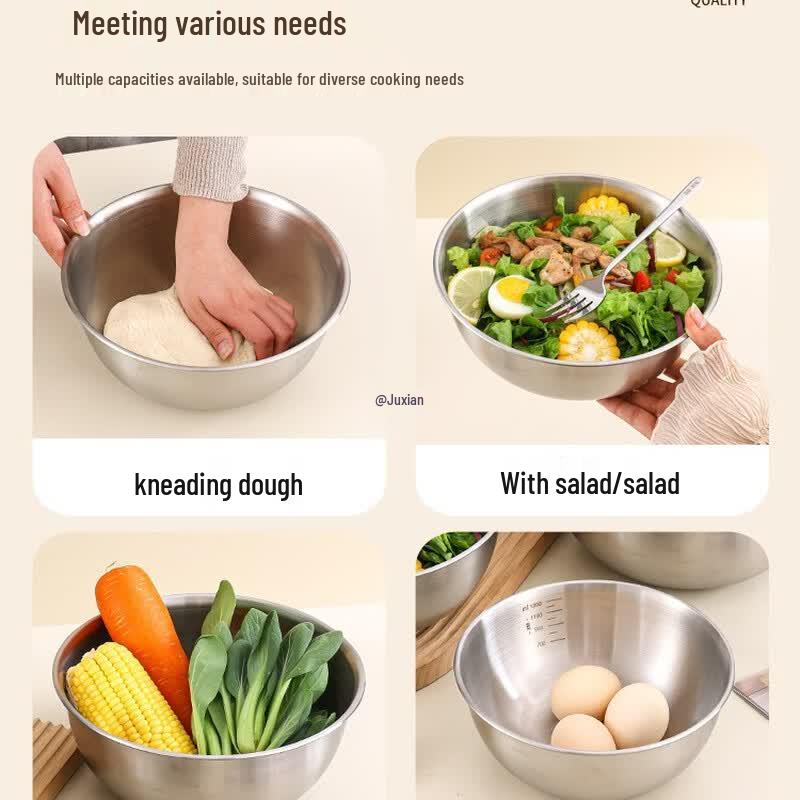 Handon 316 Stainless Steel Food Grade Salad Bowl