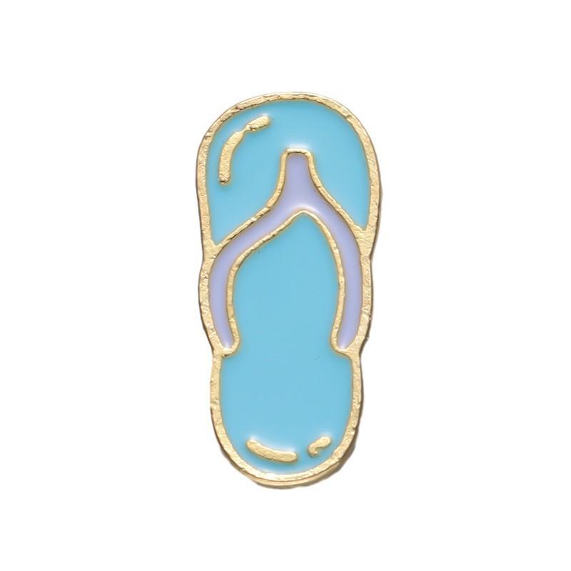 Cartoon Character Unique Brooch Set Playful Blue Enamel Metal Pins Assorted Styles For Unisex Accessories Fashion