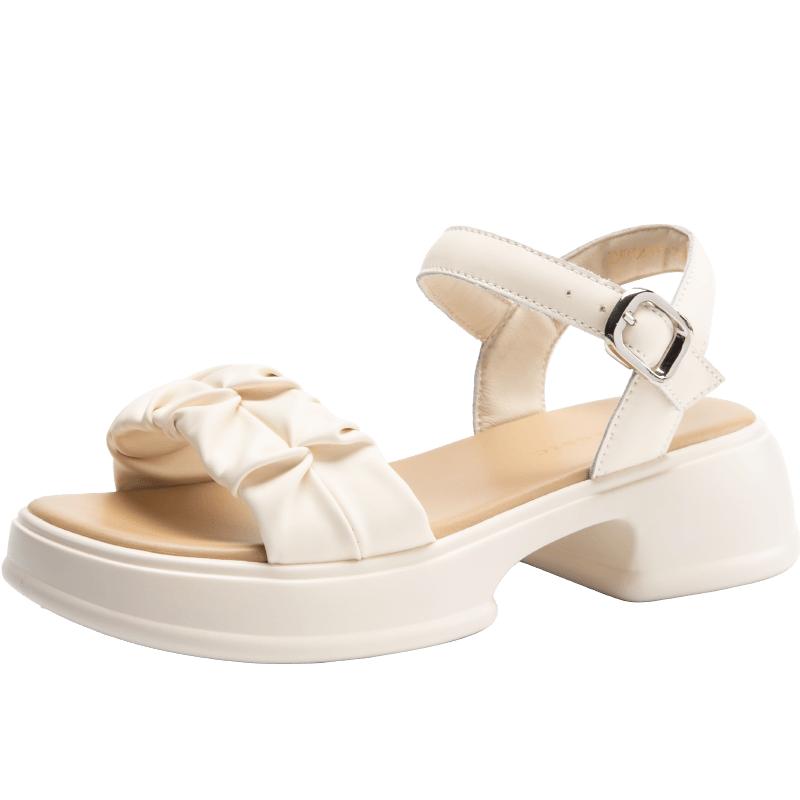 ZHR Women s Summer Fashion Platform Chunky Heel Sandals BK93 EU 37