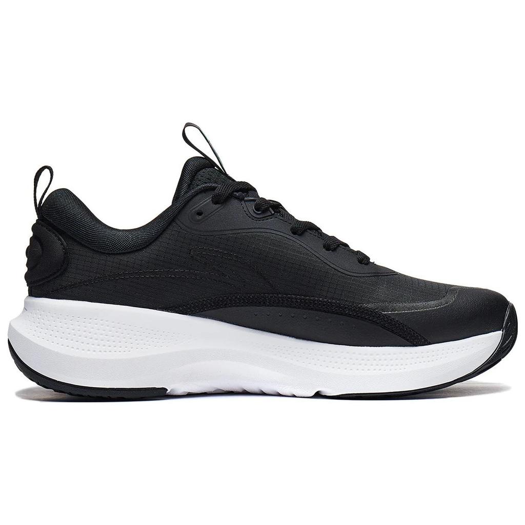 Li-Ning Li Ning SOFT ELEMENT Trendy Cushioning Breathable Low Top Casual Shoes Men's Black AGLT179-1
