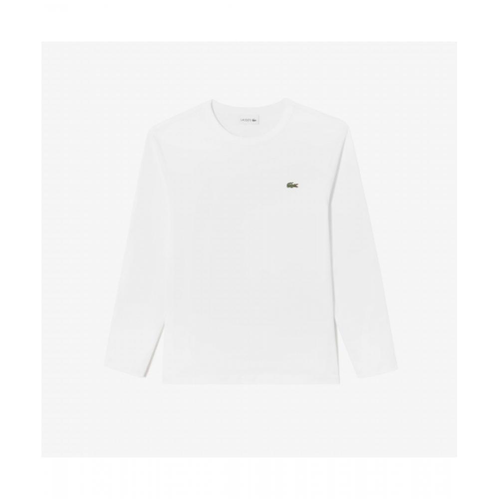 

Lacoste Футболка мужская InInterlock с длинным рукавом [белая] 003