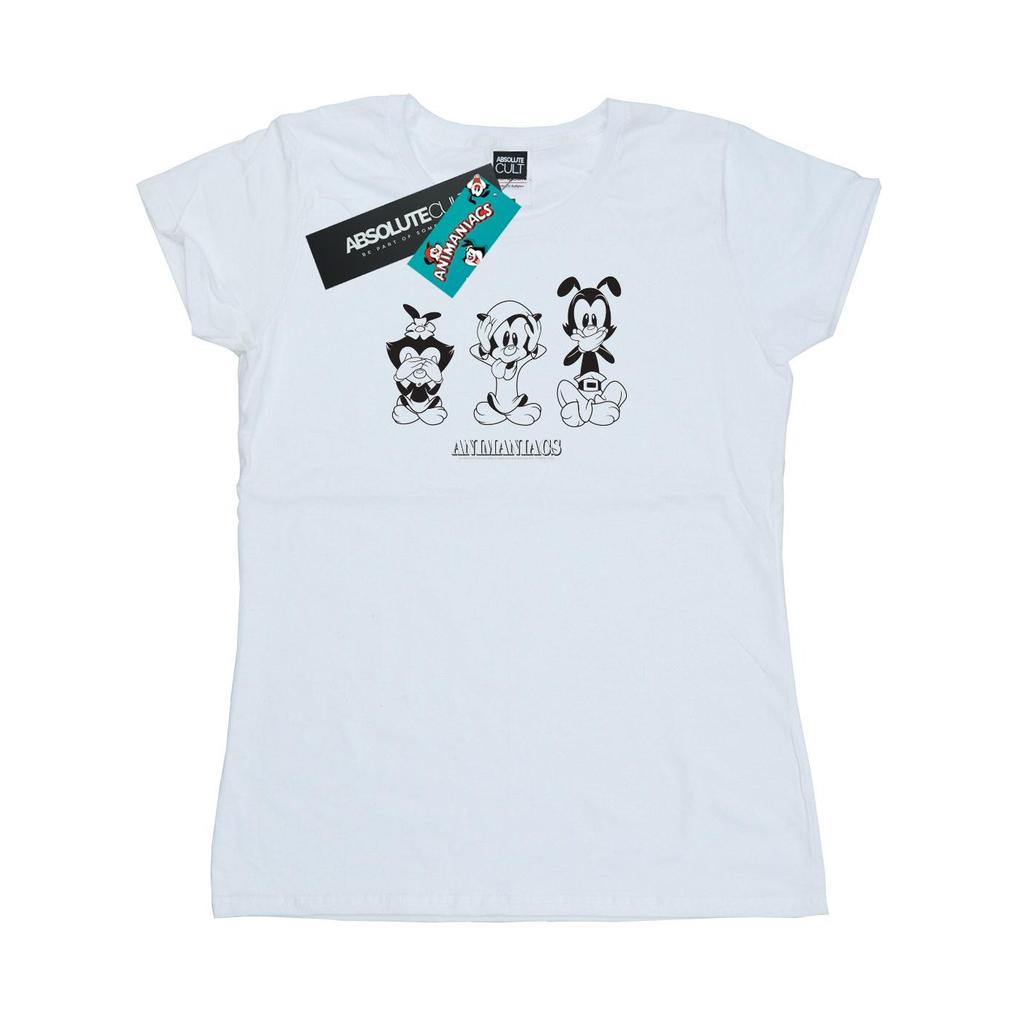 Animaniacs Womens/Ladies Three Evils Cotton T-Shirt