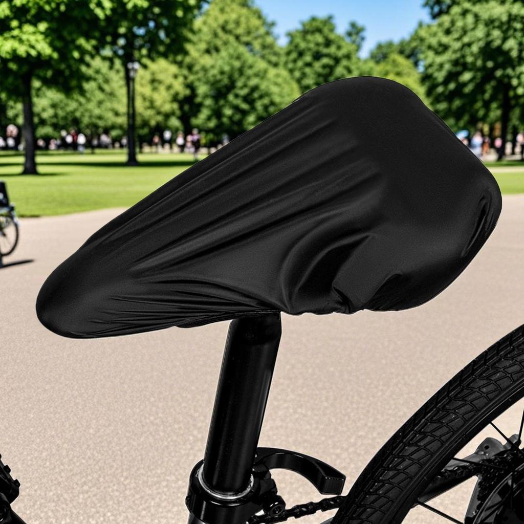 Vodotěsný ochranný potah na sedlo jízdního kola Venkovní cyklistické doplňky Prachotěsný chránič polštáře Potah sedla jízdního kola proti dešti