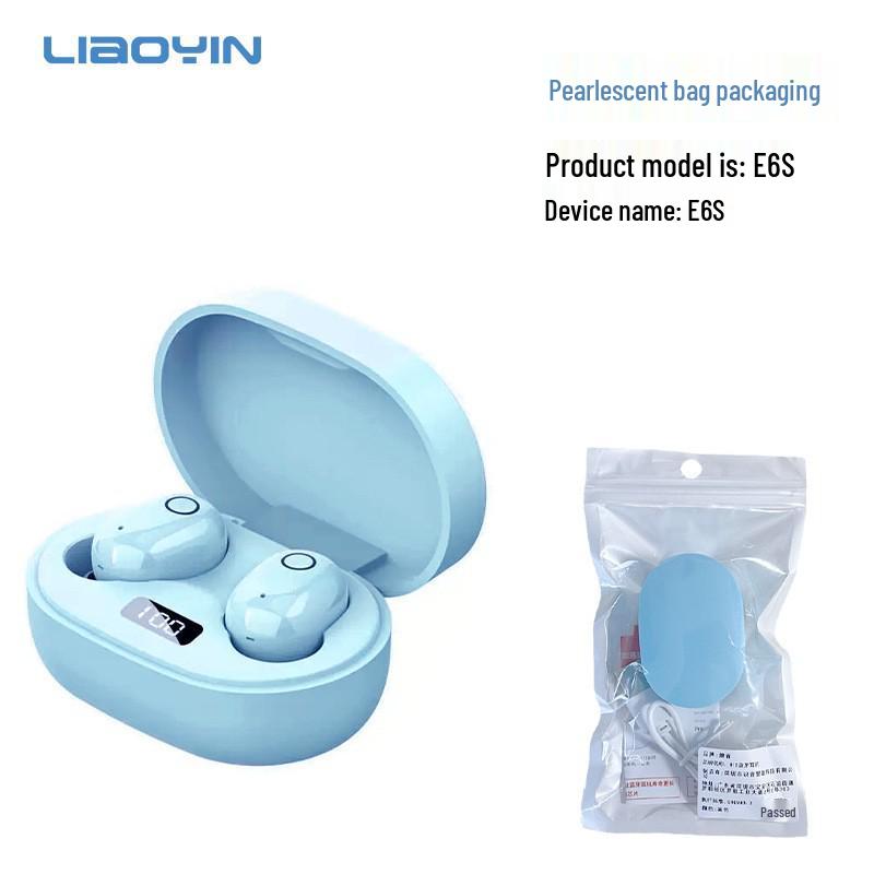 2024 New Mini Bluetooth Earphones with Long Battery Life, Noise Cancelling, and Cute Design