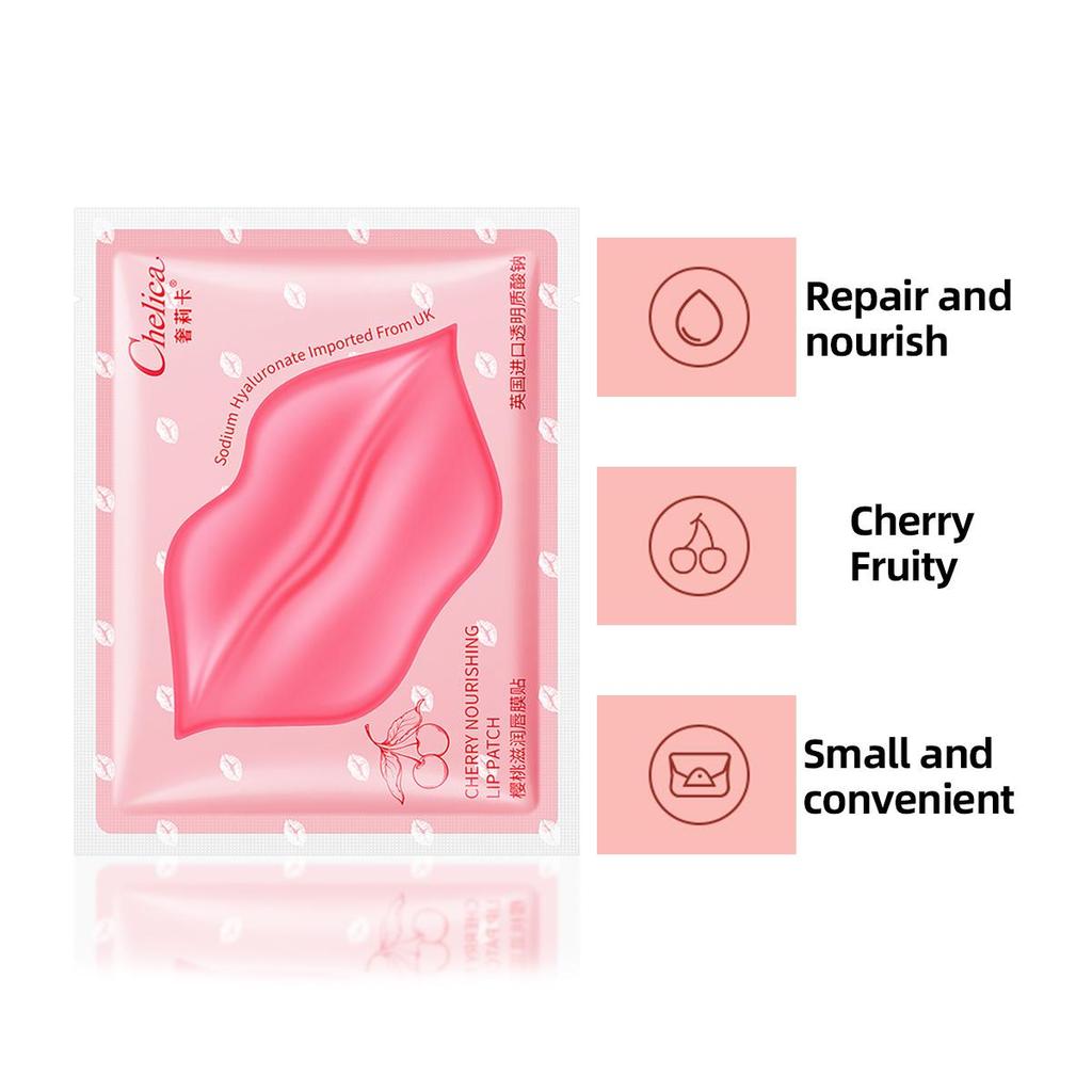1 Piece Of Moisturizing Cherry Collagen Moisturizing  Repairing Lip Mask 8g