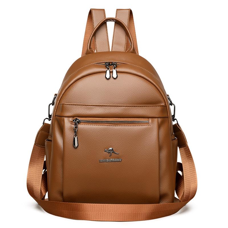 

Ladies Bag, Backpack, Multi-functional Large-capacity Travel Backpack, Casual Commuting Student Schoolbag светло-коричневого