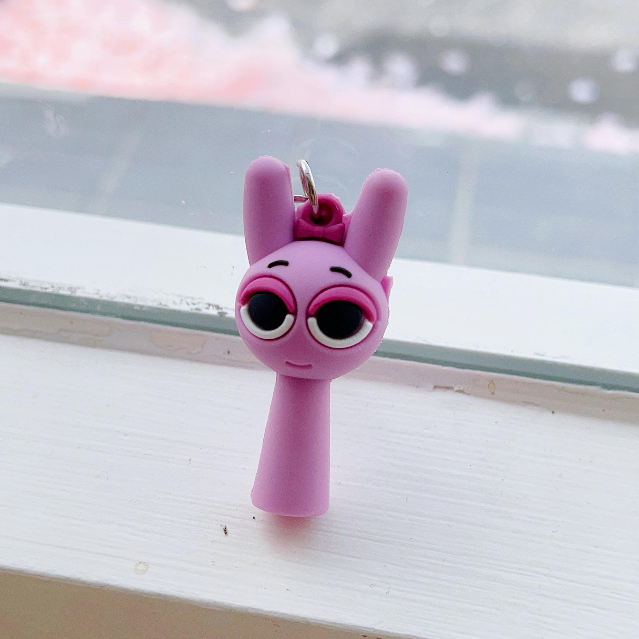 

Sprunki Keychain Sprunki Oren Raddy Gray Brud Vineria Silicone Keychain Bag Key Ring Pendant Children Toy Birthday Gifts Other