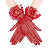 New Fashion Women Lace Party Sexy Gloves Full Finger Sunscreen Gloves Girl Mittens Gloves Wedding Dress Driving Accessory Gift