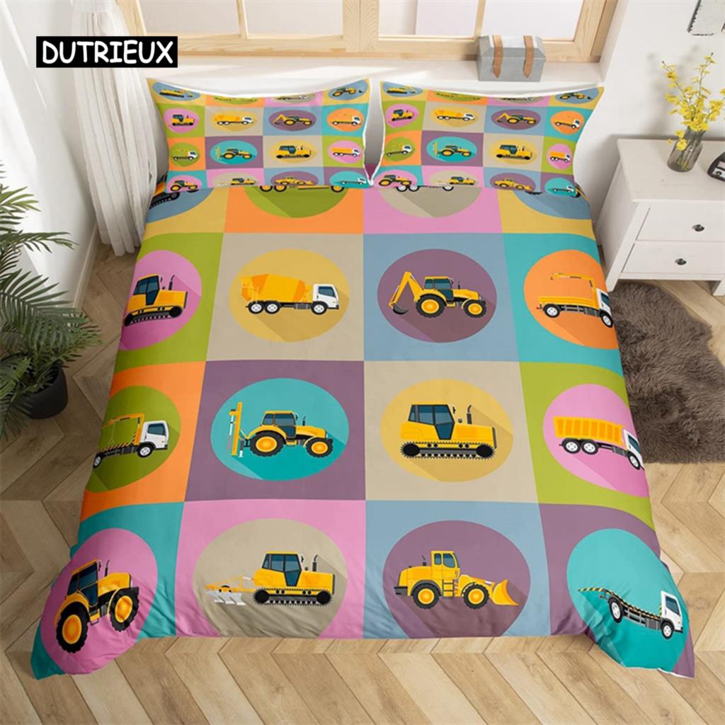 Cartoon Animal Duvet Cover Twin King Cute Cat Bedding Set Microfiber Paw Butterfly Floral Comforter Cover For Kids Girl Bedroom