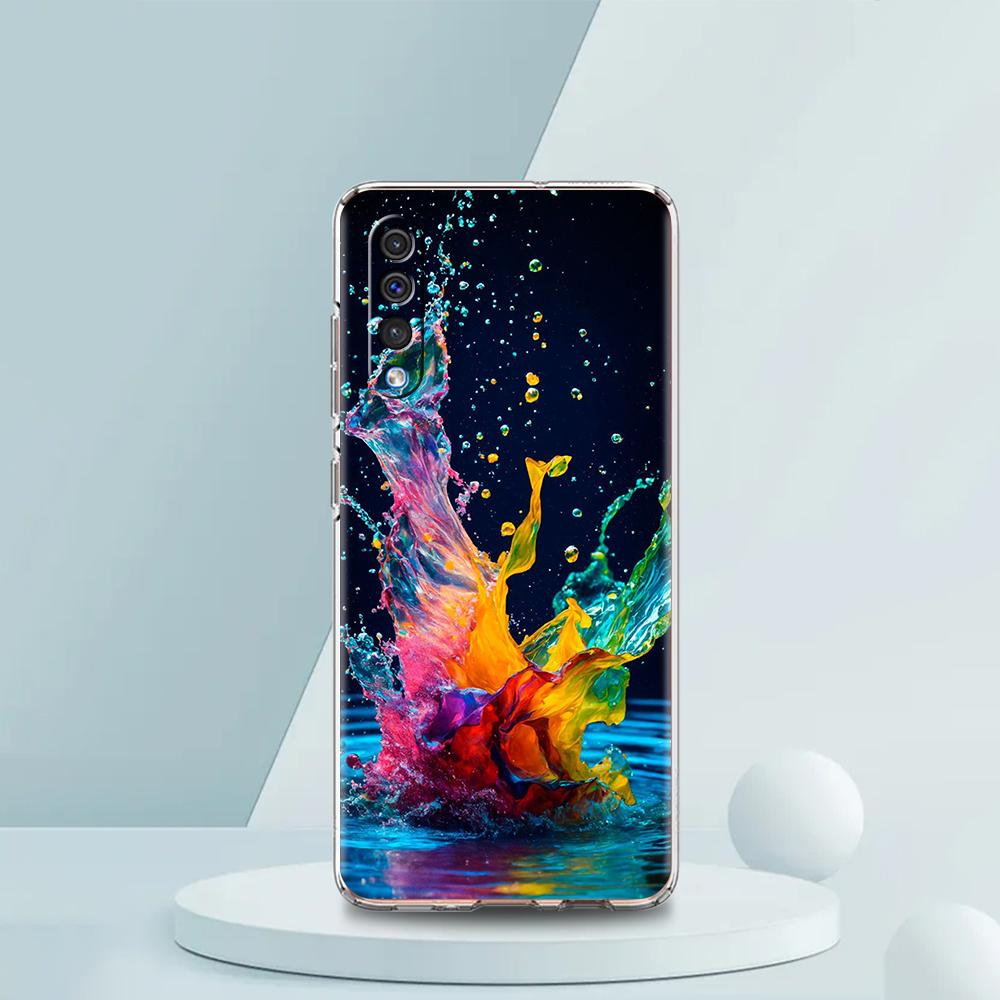 

Gradient Color Water Transparent Phone Case for Samsung Galaxy A16 A14 A12 A22 A24 A42 A02 A03S A06 A50 A20 A30 A40 Soft Cover Samsung A40