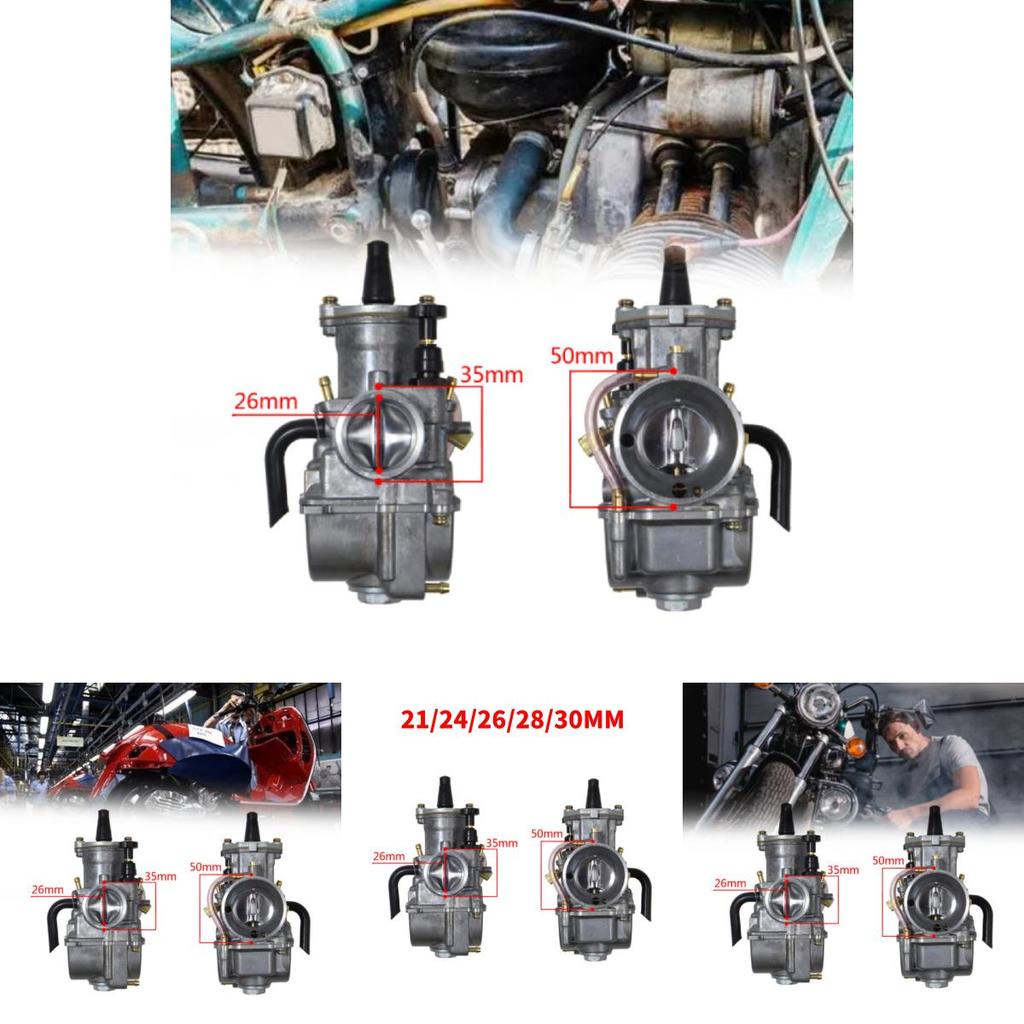 High Performance Pwk Carburetor With Interface Nozzle Available In 21 To 34mm Sizes For Atv And Utv Modifications