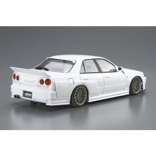Aoshima Bunka Kyozai (AOSHIMA) 1/24 The Tuned Car Series No. 04 Nissan URAS ER34 Skyline TYPE-R 2001 Plastic Model