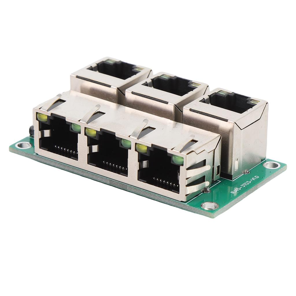 RJ45 Keystone Buchse Inline Kupplung 3 RJ45 Netzwerkanschluss Kupplungsmodul Ethernet-Adapter für Gigabit-Netzwerkgeräte