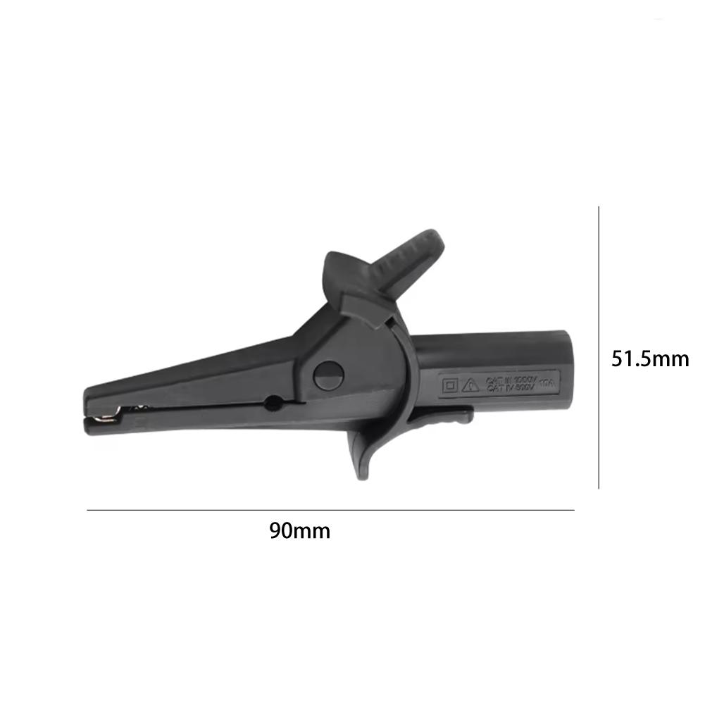 Multimeter Clip Insulation Test Clip For DIY Projects Multimeter Test Clip Accessories Strong Spring Mechanism