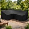 Waterproof Corner Sofa Cover Outdoor L-Shaped Weather-Resistant Heavy