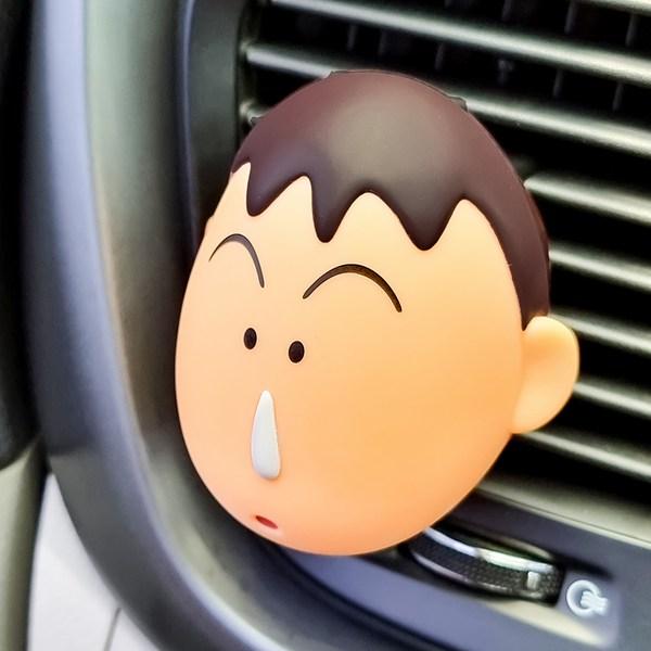 Belle Ament Maenggu Big Face Refillable Car Air Freshener, Fresh Cotton, 1 piece,Korean Car Acc