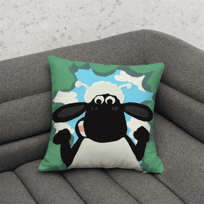 

Детская спальня, диван, гостиная, эстетика, офисное кресло, милая наволочка с ягненком, забавная подушка 50x50cm